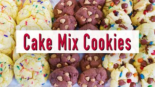 3 Ingredient Cake Mix Cookies [upl. by Oidale]