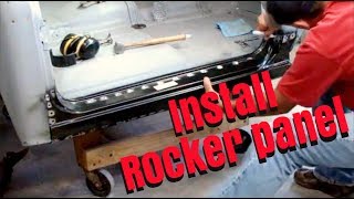 install rocker panel [upl. by Ehcnalb]