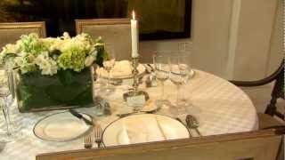 How to Set a Formal Dining Table  Part 1 [upl. by Ecnarwal]