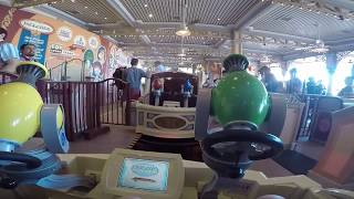 Toy Story Midway Mania Disneyland [upl. by Ahsirkal346]