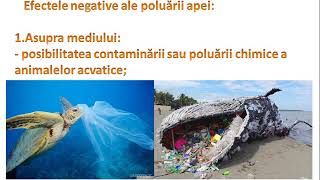 Poluarea apei  lecție de EcoEducație [upl. by Daph]