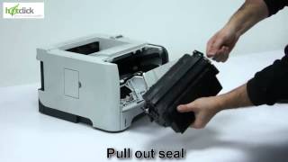 HP P2055 Toner Cartridge Replacement  user guide CE505A [upl. by Ahcsap252]