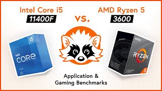 Intel Core i5 11400F vs AMD Ryzen 5 3600  which is the best budget gaming cpu 2021 [upl. by Suhcnip]