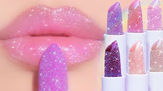 Huda Beauty DIAMOND BALM LIP SWATCHES ALL SHADES [upl. by Atiniv]