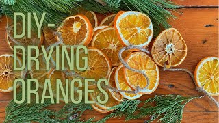 How to Dry Orange Slices  DIY Holiday Decor  PepperHarrow Farm [upl. by Giraldo415]