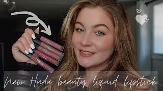 Huda Beauty Liquid Matte Lipstick [upl. by Aivlis696]