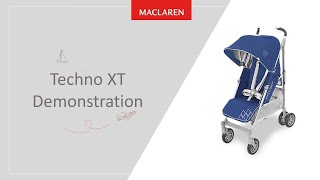 The Maclaren Techno XT Stroller Demonstration [upl. by Nahej]