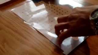 Self Adhesive Laminating Sheet Tutorial [upl. by Ursulina827]