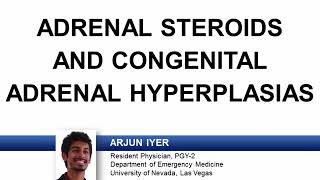 Adrenal steroids and congenital adrenal hyperplasias [upl. by Relyk]