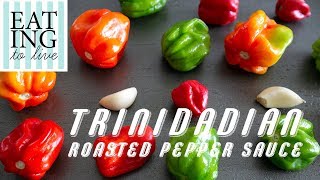 How to Make Trinidad Roasted Pepper Sauce [upl. by Idrahs]