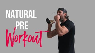 Homemade NATURAL PreWORKOUT Recipe Drink  School of Calisthenics [upl. by Yrem]