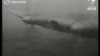 Bristol Brabazon airplane takes its first flight 1951 [upl. by Yeclehc]