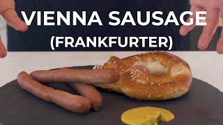 Homemade Frankfurter  Vienna Sausages  A Delicious German Classic [upl. by Riba]