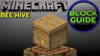 Beehive  Minecraft Block Guide [upl. by Isaak727]