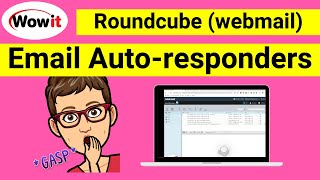 Roundcube webmail   How to setup autoresponders [upl. by Anthiathia]