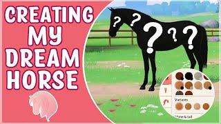 EQUESTRIAN THE GAME ⭐ Creating My DREAM Horse ⭐ Rare coat [upl. by Savory]