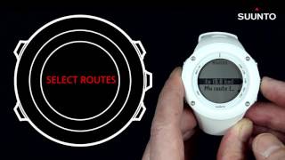 Suunto Ambit2 amp Ambit3  How to navigate with a preset route [upl. by Pazia228]