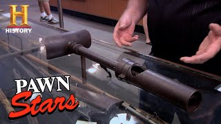 Pawn Stars DEADLY WWII JAPANESE KNEE MORTAR Season 7  History [upl. by Lyndsey]