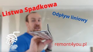 listwa spadkowa brodzikowa łazienka od A do Z  remont4you [upl. by Matless]