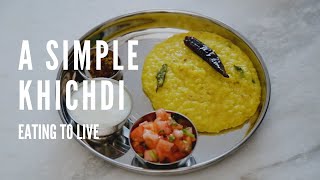 How to Make a Simple Khichdi  A Pressure Cooker Recipe [upl. by Kelbee187]