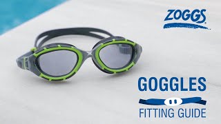 Zoggs  Fitting Your Goggles  ProSwimwear [upl. by Anaeli]