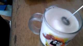 Aerolatte Review Frothing Cold Milk In Under 1 Minute [upl. by Amelus]