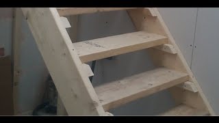 How to build Stairs Easy steps DIY staircase [upl. by Ainotahs]