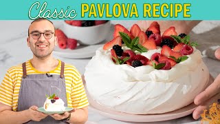 Classic Pavlova Recipe  The Scran Line [upl. by Bernhard]