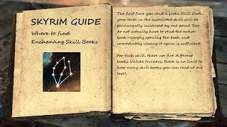 Skyrim Guide  Where to find All 5 Enchanting Skill Books [upl. by Nhguav]