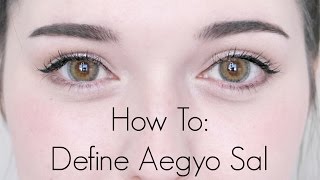 How To Define Aegyo SalPuffy Eye Bags [upl. by Sairu943]